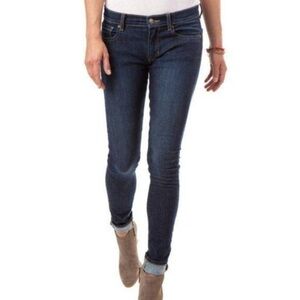 Southern Tide Indigo Skinny Jeans Blue Stretch Denim | 27 w/ Custom Embroidery